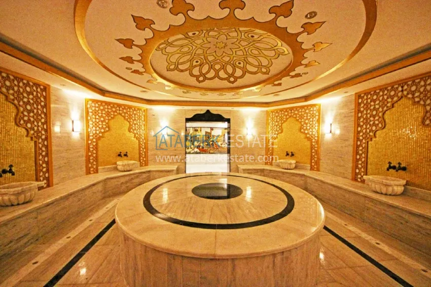 На аренде квартира 1+1 с выходом в сад в курортном районе Алании - Авсаллар C1 21 