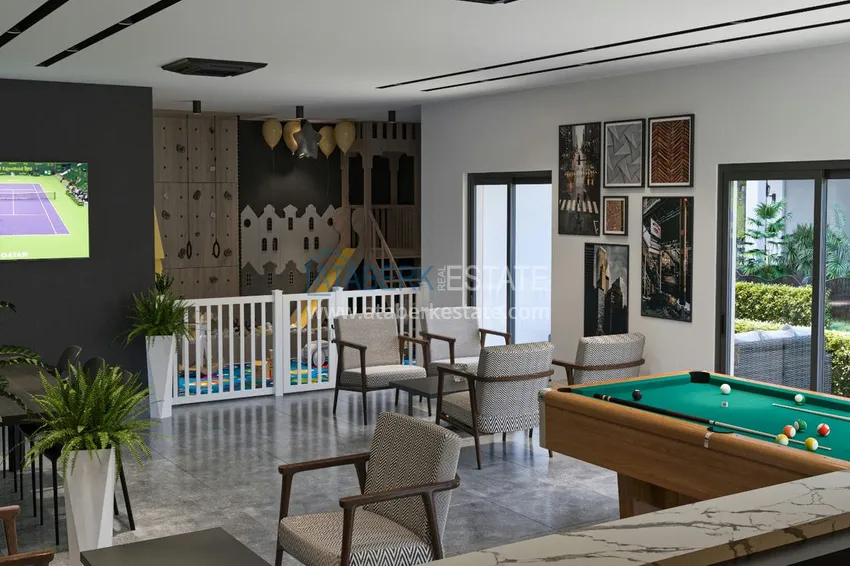 Квартира 1+1 на этапе строительства, от инвестора в комплексе центр Алании 16 