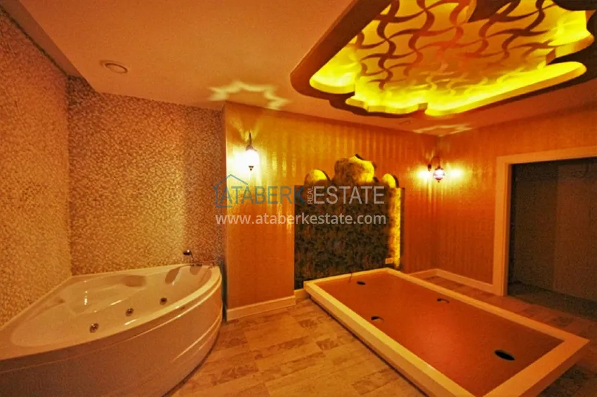 На аренде квартира 1+1 с выходом в сад в курортном районе Алании - Авсаллар C1 22 