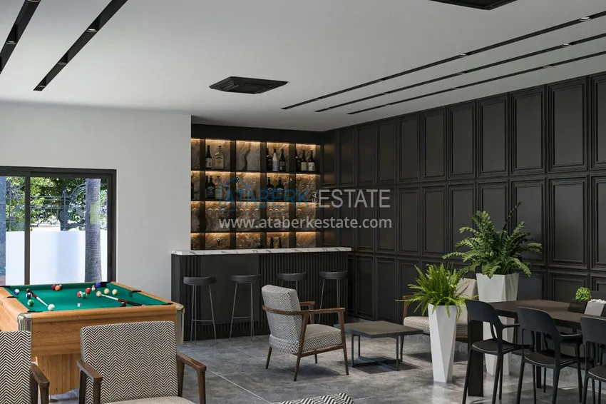 Квартира 1+1 на этапе строительства, от инвестора в комплексе центр Алании 17 