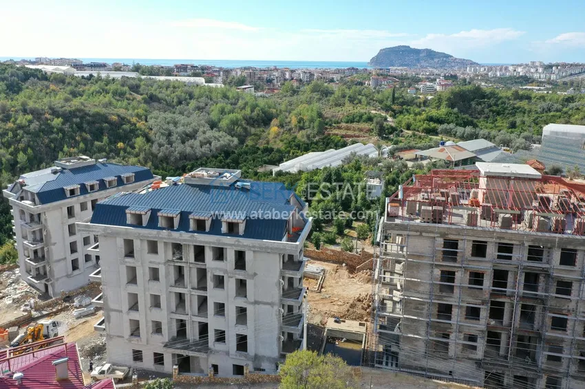 Квартира 3+1 с отдельной кухней и авторской отделкой в эксклюзивном жилом комплексе, район Оба – Алания 23 