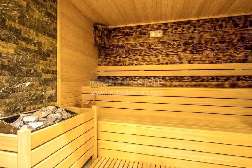 На аренде квартира 1+1 с выходом в сад в курортном районе Алании - Авсаллар C1 23 