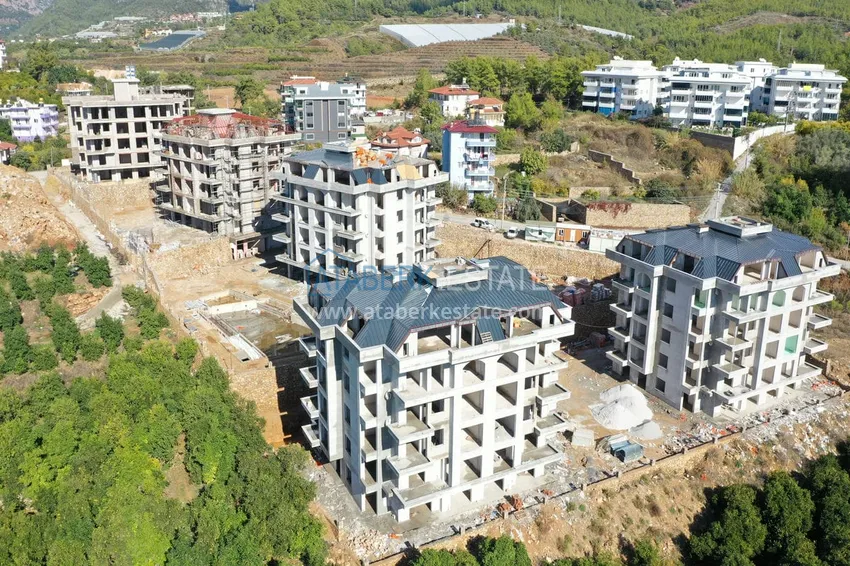 Квартира 3+1 с отдельной кухней и авторской отделкой в эксклюзивном жилом комплексе, район Оба – Алания 24 