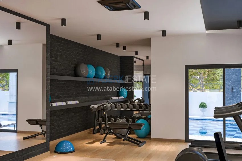 Квартира 1+1 на этапе строительства, от инвестора в комплексе центр Алании 20 