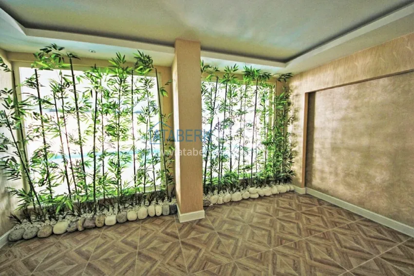 На аренде квартира 1+1 с выходом в сад в курортном районе Алании - Авсаллар C1 26 