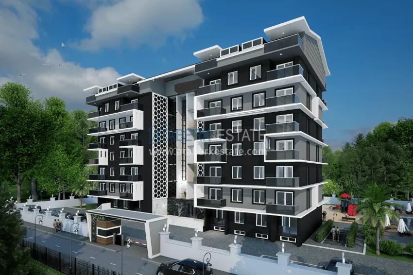 Квартиры и пентхаусы в центре Газипаши с рассрочкой в комплексе на этапе строительства 2 