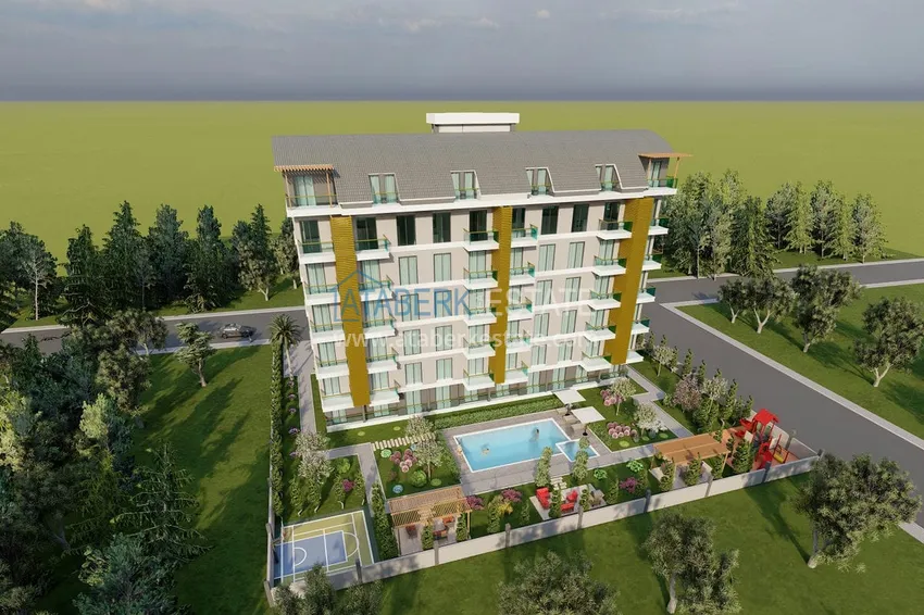 Новый привлекательный проект жилого комплекса в Газипаше! Старт продаж!  2 