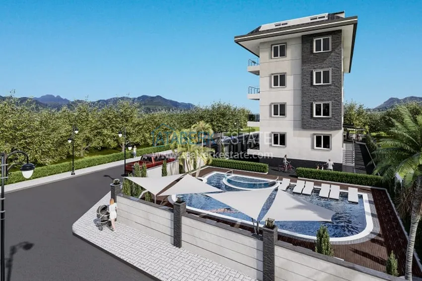 Квартира от инвестора в строящемся комплексе в 200 метрах от моря в Алании, Окурджалар 3 