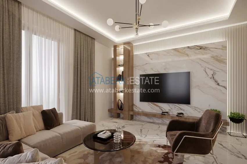 Приобрести Квартира от инвестора в строящемся комплексе в 200 метрах от моря в Алании, Окурджалар 2 