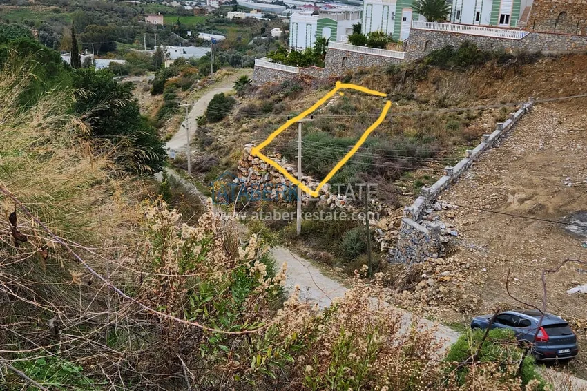 Продажа земли с разрешением на строительство виллы - Газипаша 2 