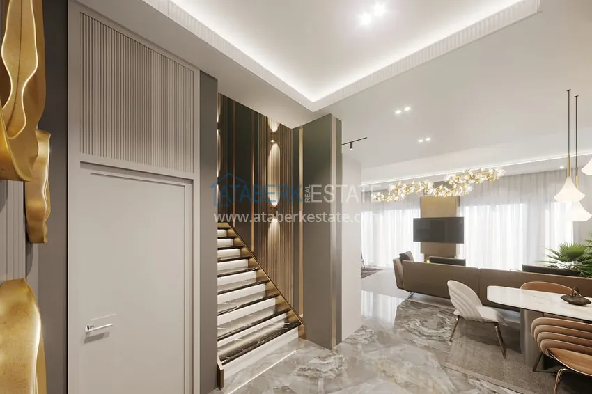 Приобрести Виллы премиум-класса на начальном этапе строительства в горном районе Алании - Тепе 2 