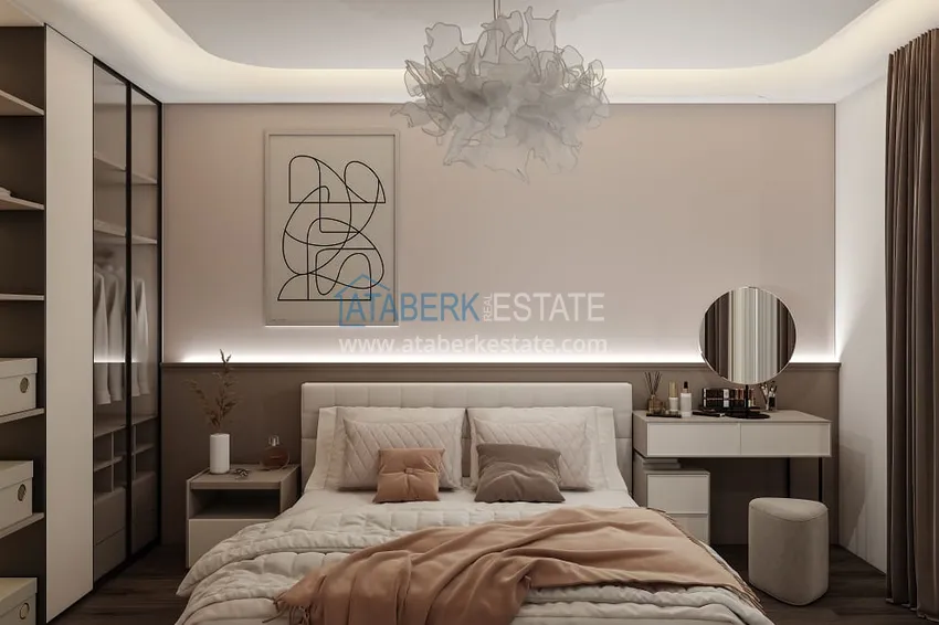 Приобрести Недвижимость на этапе строительства – комплекс семейного типа в Дошемеалты, Анталья 31 