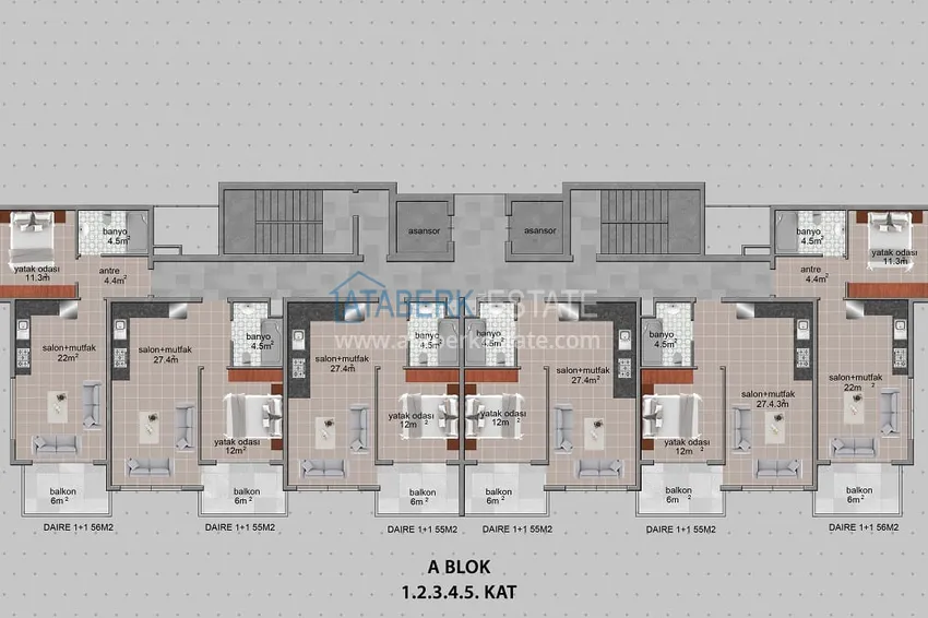 Купить дешево Доступная недвижимость без посредников напрямую от застройщика – Алания, Авсаллар 3 