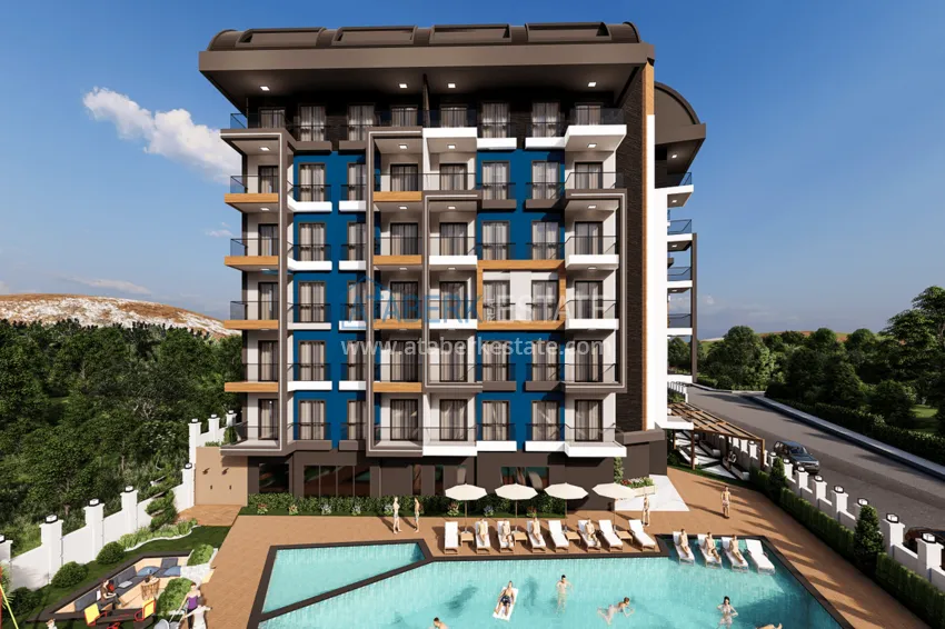 Новый инвестиционный проект резиденции с хорошей инфраструктурой в Газипаше 3 