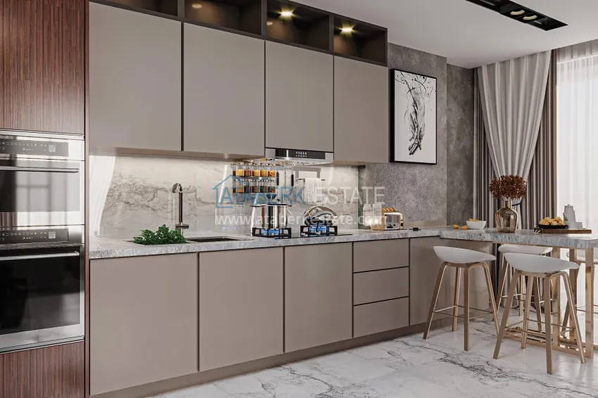 Приобрести Новый привлекательный проект жилого комплекса в Газипаше! Старт продаж!  3 