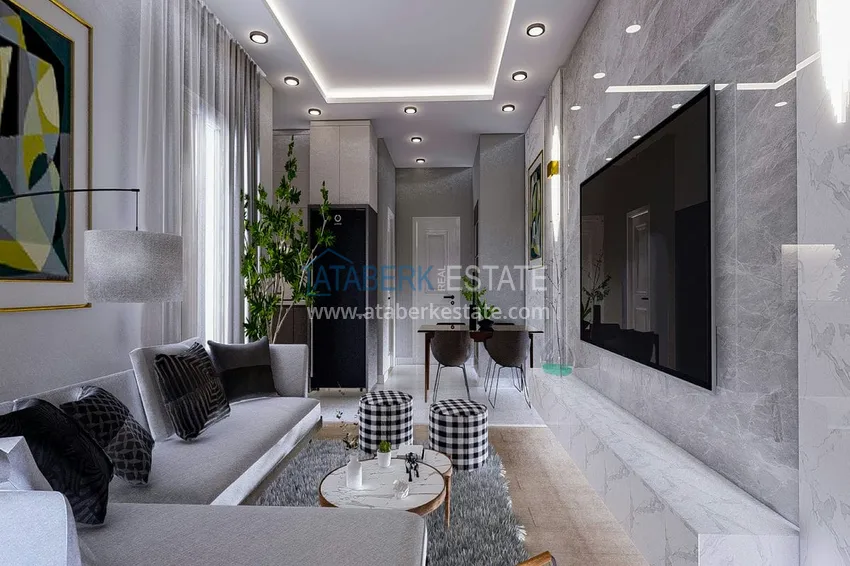 Приобрести Квартиры в строящемся малоэтажном комплексе в Газипаше, район Пазарджи  4 