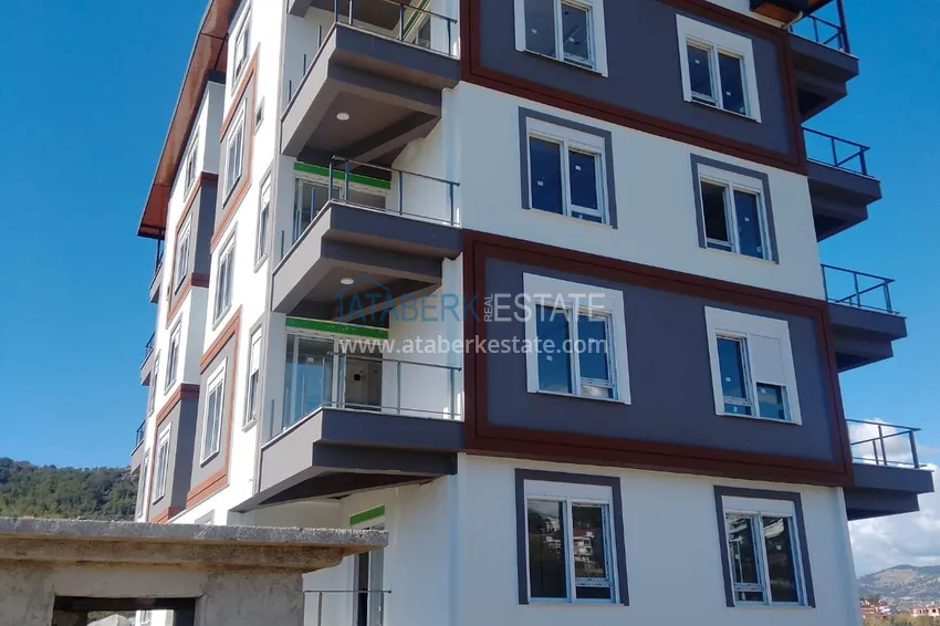 Двухкомнатная квартира в комплексе на завершающем этапе строительства в Газипаше 4 