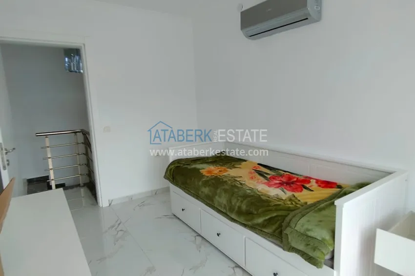 Приобрести Пентхаус-дуплекс с двумя спальнями и застекленным балконом в районе Оба, Алания 3 