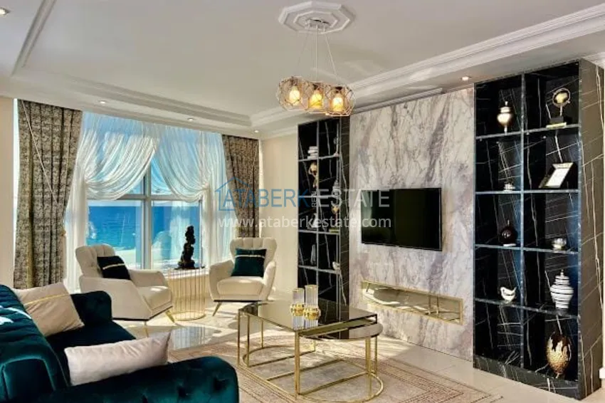 Приобрести Квартира 2+1 с люксовым интерьером – Махмутлар, первая береговая линия 3 