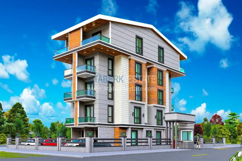 Квартиры в строящемся малоэтажном комплексе в Газипаше, район Пазарджи  3 