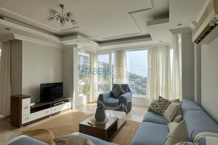 Приобрести Меблированная вилла с видовыми характеристиками в районе Бекташ Алания 3 