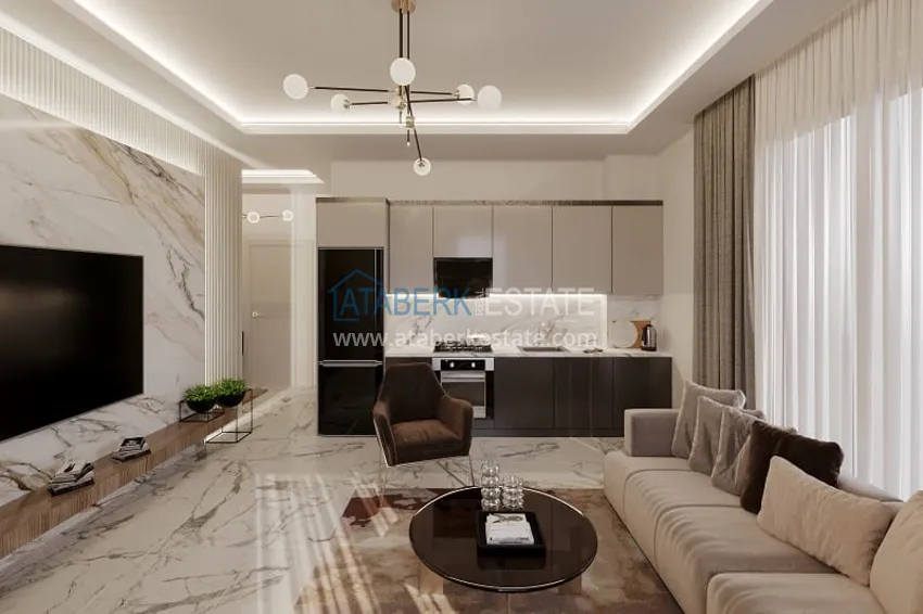 Приобрести Квартира от инвестора в строящемся комплексе в 200 метрах от моря в Алании, Окурджалар 4 