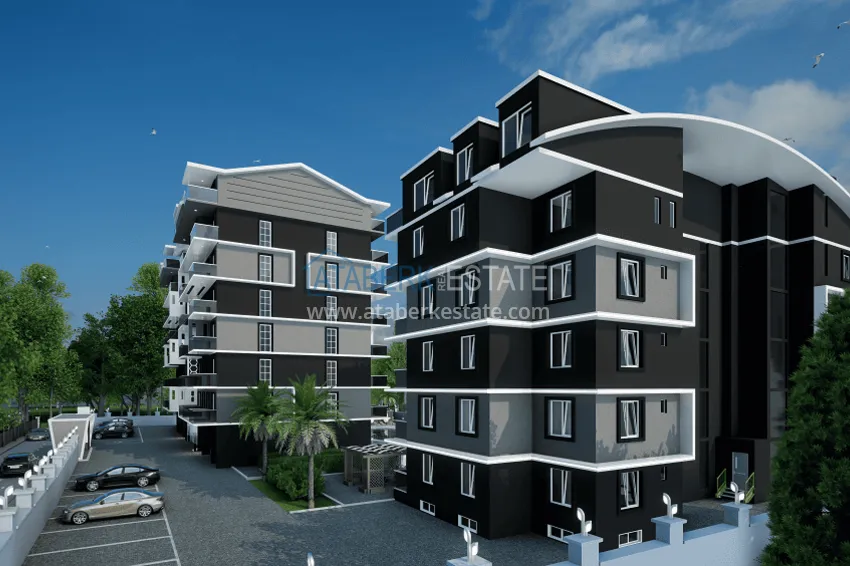 Квартиры и пентхаусы в центре Газипаши с рассрочкой в комплексе на этапе строительства 3 