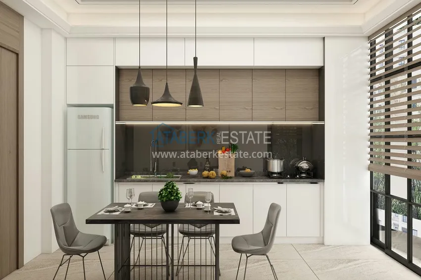 Приобрести Недвижимость на этапе строительства – комплекс семейного типа в Дошемеалты, Анталья 4 