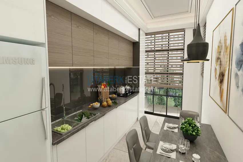 Приобрести Недвижимость на этапе строительства – комплекс семейного типа в Дошемеалты, Анталья 6 