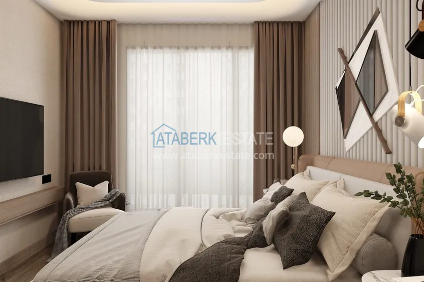 Приобрести Недвижимость на этапе строительства – комплекс семейного типа в Дошемеалты, Анталья 36 