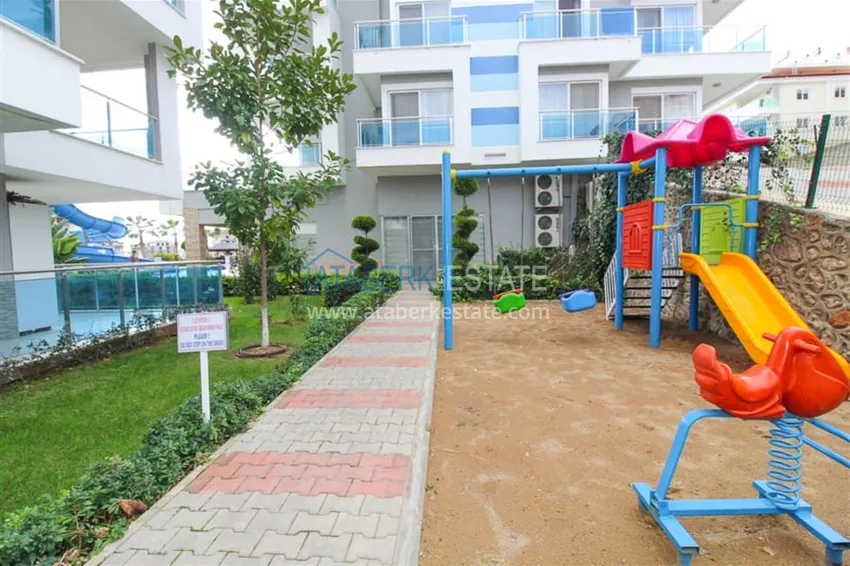 Квартира 1+1 с мебелью и застеклённым балконом в комплексе с богатой инфраструктурой, район Оба – Алания 7 