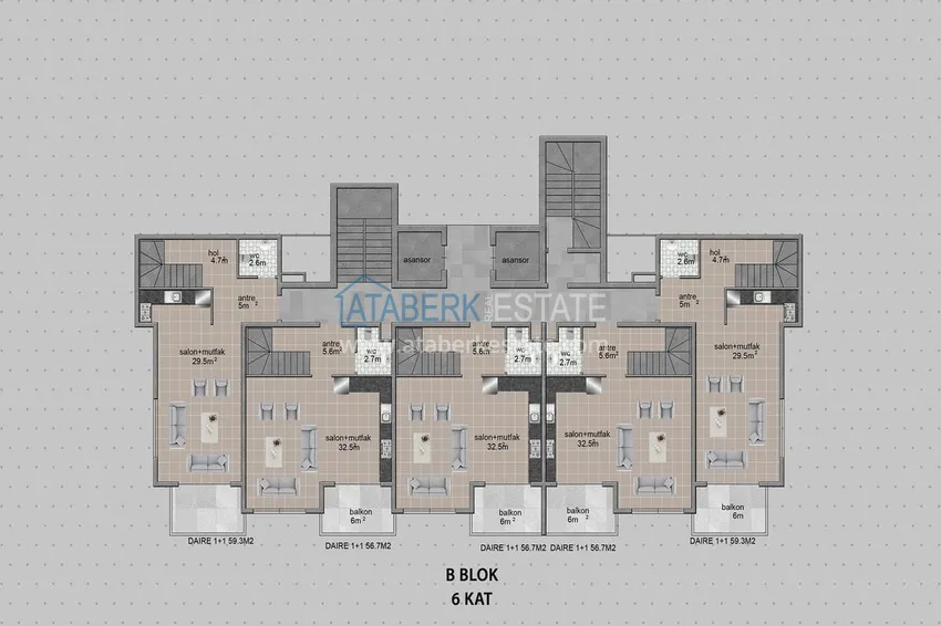 Купить дешево Доступная недвижимость без посредников напрямую от застройщика – Алания, Авсаллар 10 