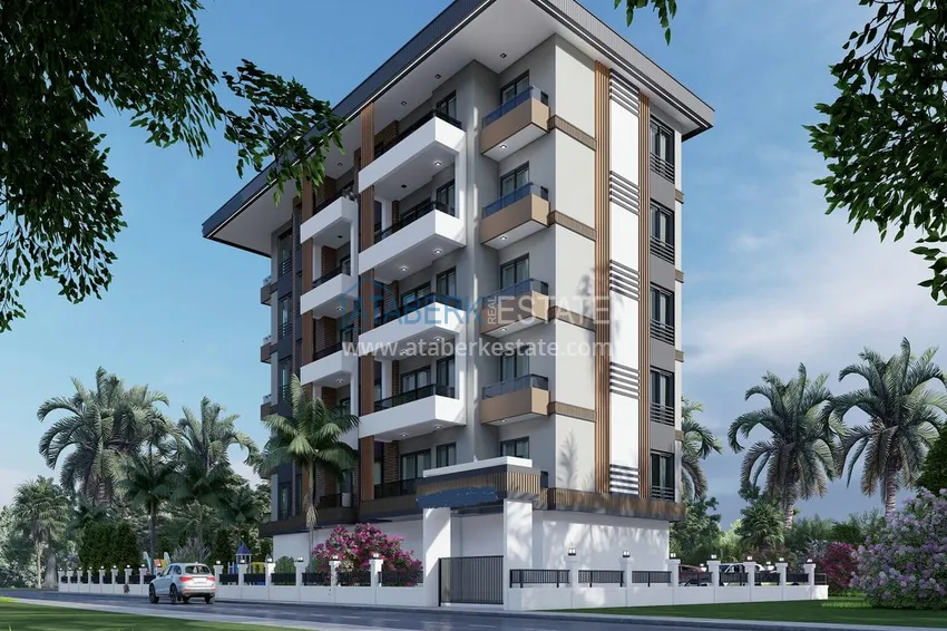 Новый бутик-комплекса на этапе строительства в районе Авсаллар 5