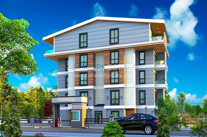 Квартиры в строящемся малоэтажном комплексе в Газипаше, район Пазарджи  4 