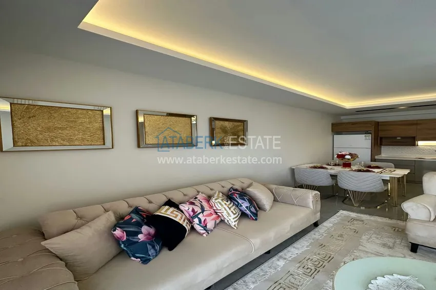 Приобрести Квартира 1+1 с новой мебелью, видом на море и горы, Махмутлар – Алания 6 