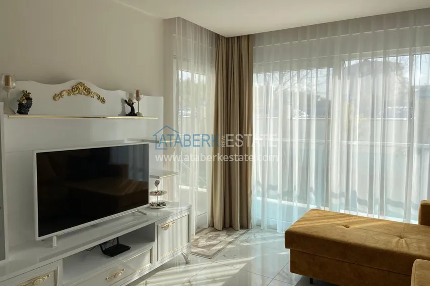 Приобрести На аренде квартира 1+1 с выходом в сад в курортном районе Алании - Авсаллар C1 4 