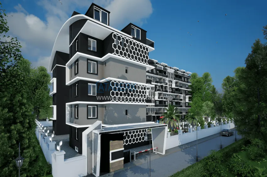 Квартиры и пентхаусы в центре Газипаши с рассрочкой в комплексе на этапе строительства 4 