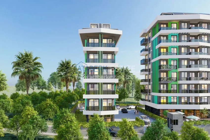 Недвижимость от инвестора в строящемся комплексе – Алания, Авсаллар 4 