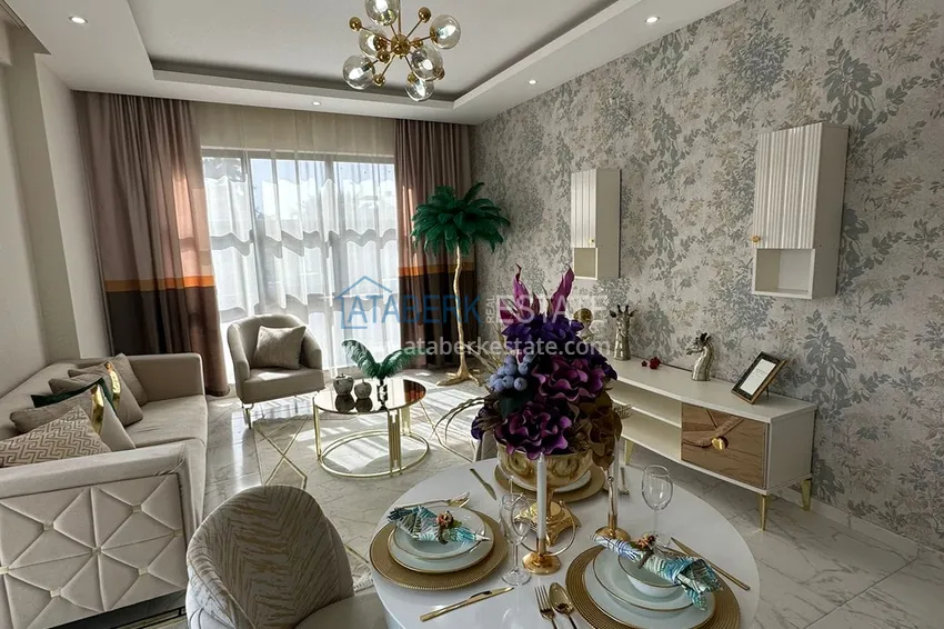 Приобрести Квартира 1+1 с мебелью в жилом комплексе с инфраструктурой, район Оба – Алания 5 