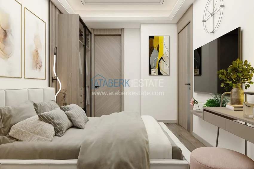 Приобрести Недвижимость на этапе строительства – комплекс семейного типа в Дошемеалты, Анталья 9 