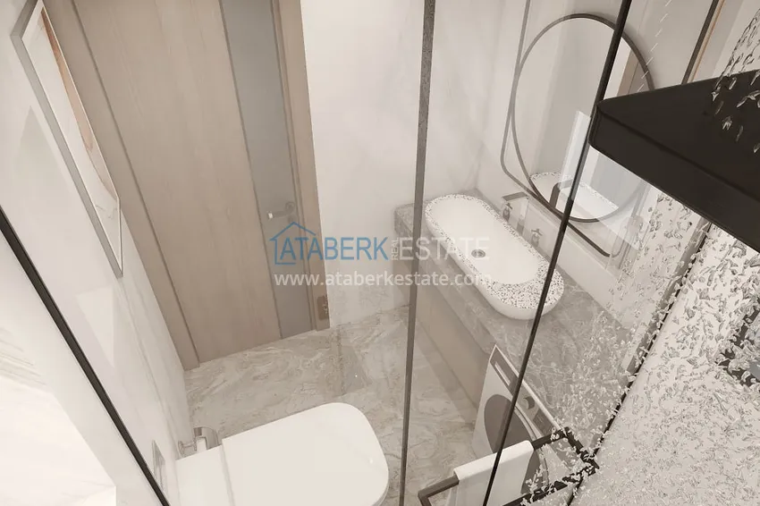 Приобрести Недвижимость на этапе строительства – комплекс семейного типа в Дошемеалты, Анталья 39 