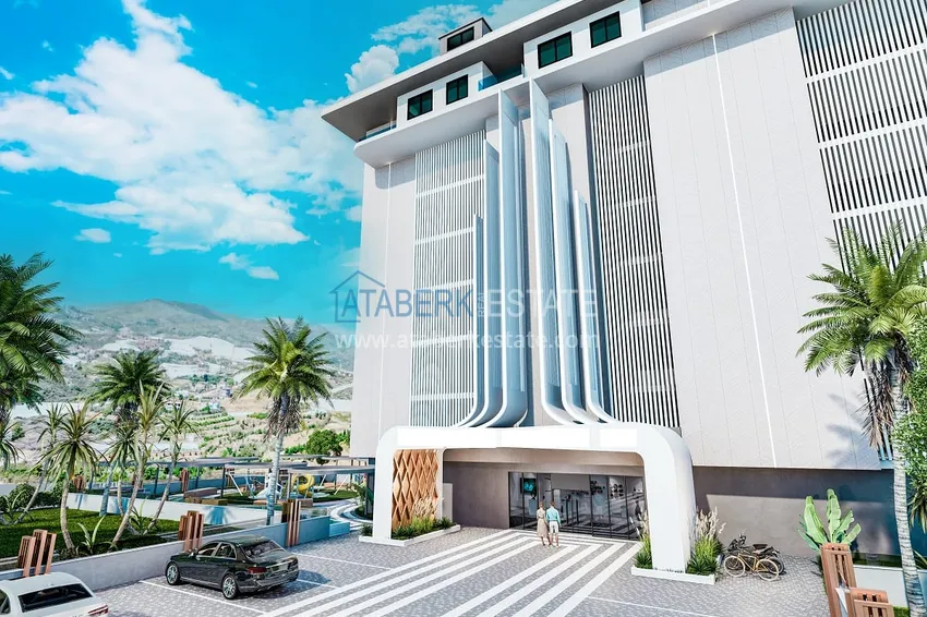 Квартиры в рассрочку на начальном этапе строительства – Алания, Демирташ 5 