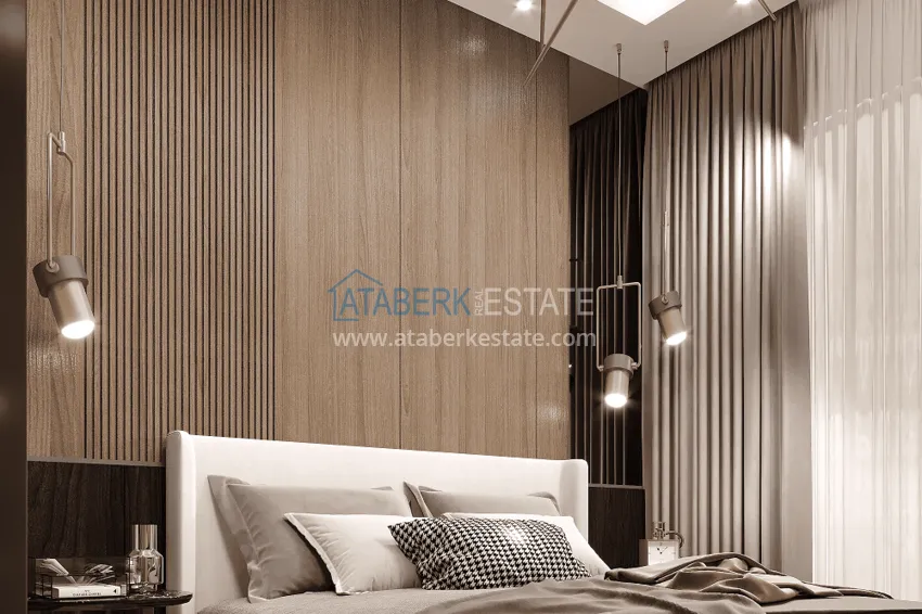 Приобрести Новый инвестиционный проект резиденции с хорошей инфраструктурой в Газипаше 5 