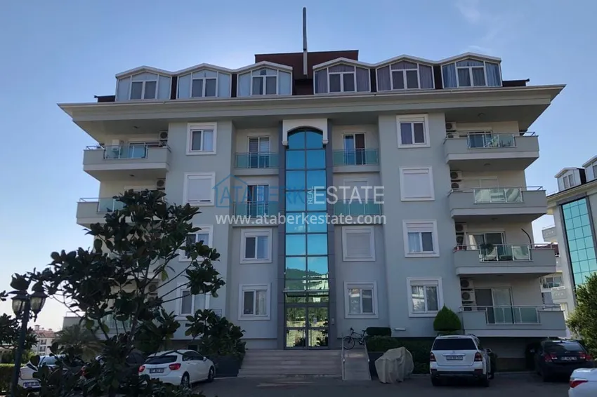 Квартира 1+1 с видом на горы и застеклённым балконом в резиденции премиум-класса в районе Джикджилли, Алания 6 