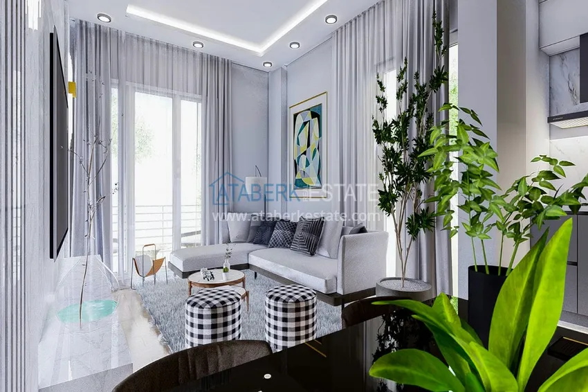 Приобрести Квартиры в строящемся малоэтажном комплексе в Газипаше, район Пазарджи  6 