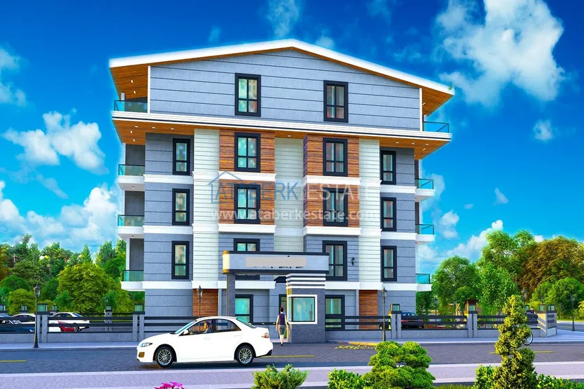 Квартиры в строящемся малоэтажном комплексе в Газипаше, район Пазарджи  5 