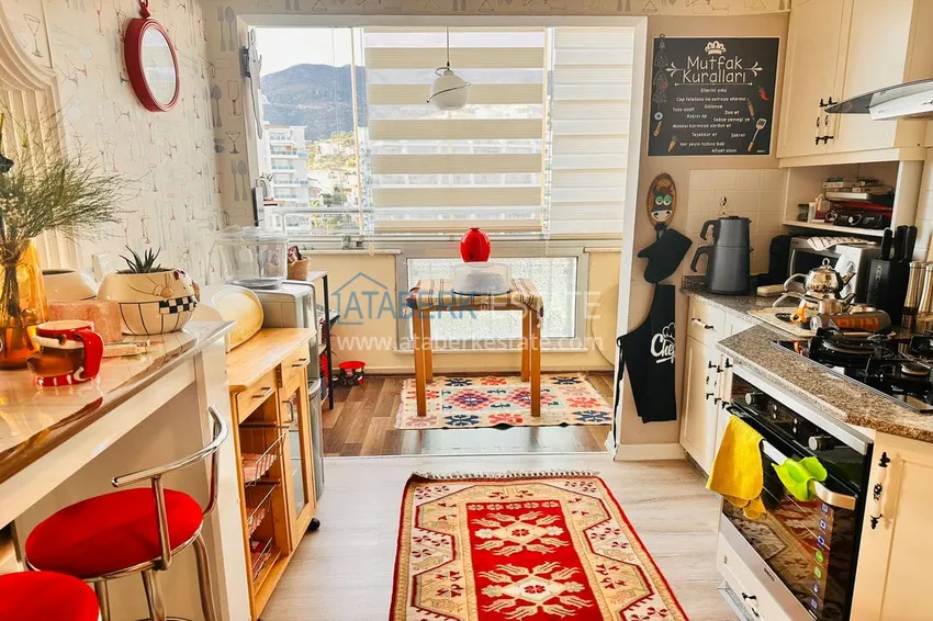 Приобрести Дуплекс 5+1 с мебелью и видом на море, район Джикджилли – Алания 5 