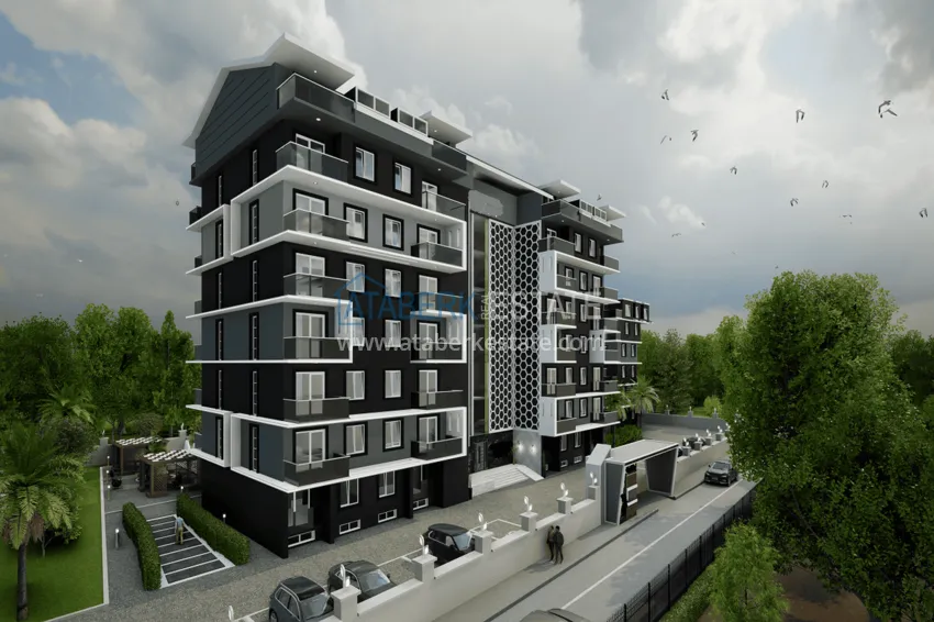 Квартиры и пентхаусы в центре Газипаши с рассрочкой в комплексе на этапе строительства 5 