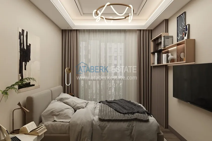 Приобрести Недвижимость на этапе строительства – комплекс семейного типа в Дошемеалты, Анталья 12 