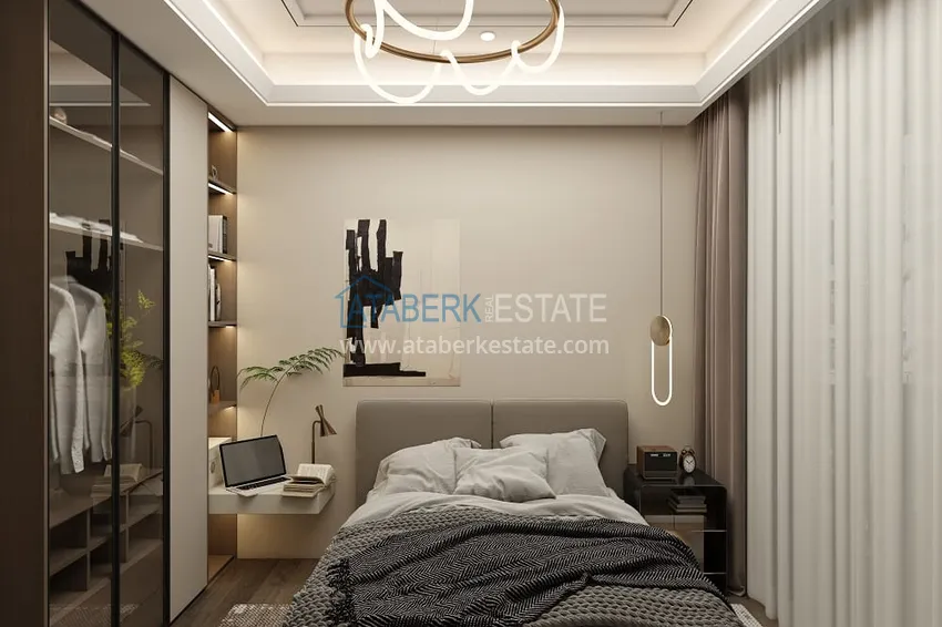 Приобрести Недвижимость на этапе строительства – комплекс семейного типа в Дошемеалты, Анталья 13 